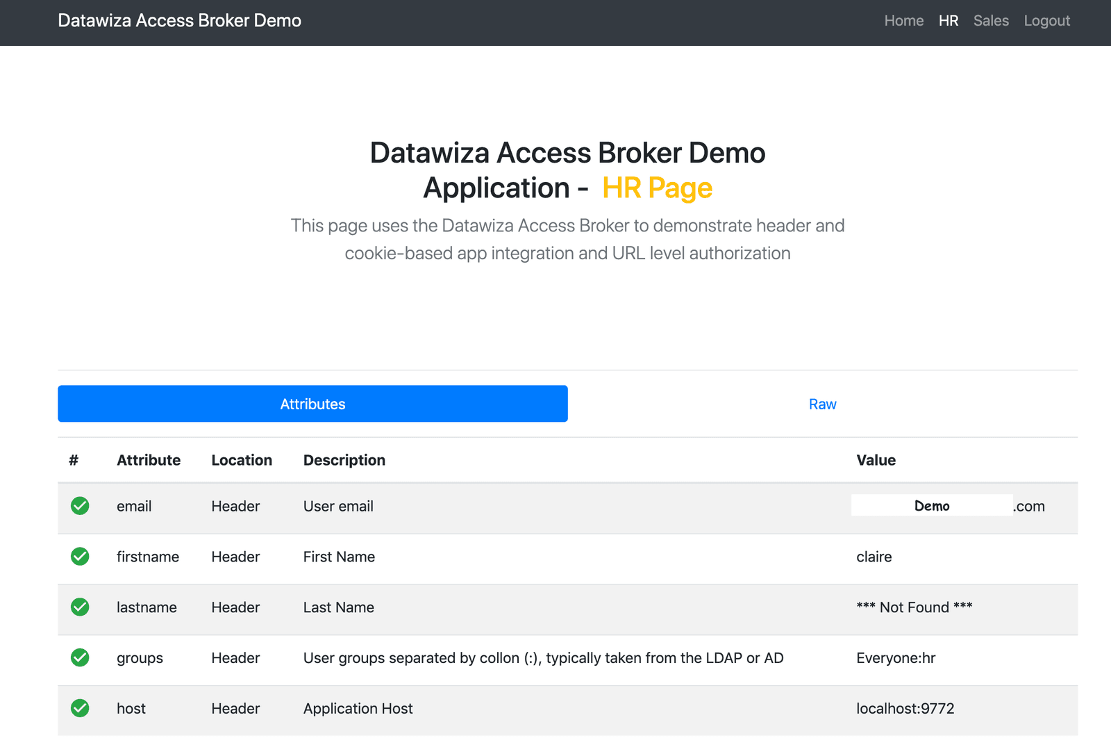 Web App Okta SSO | Okta Example