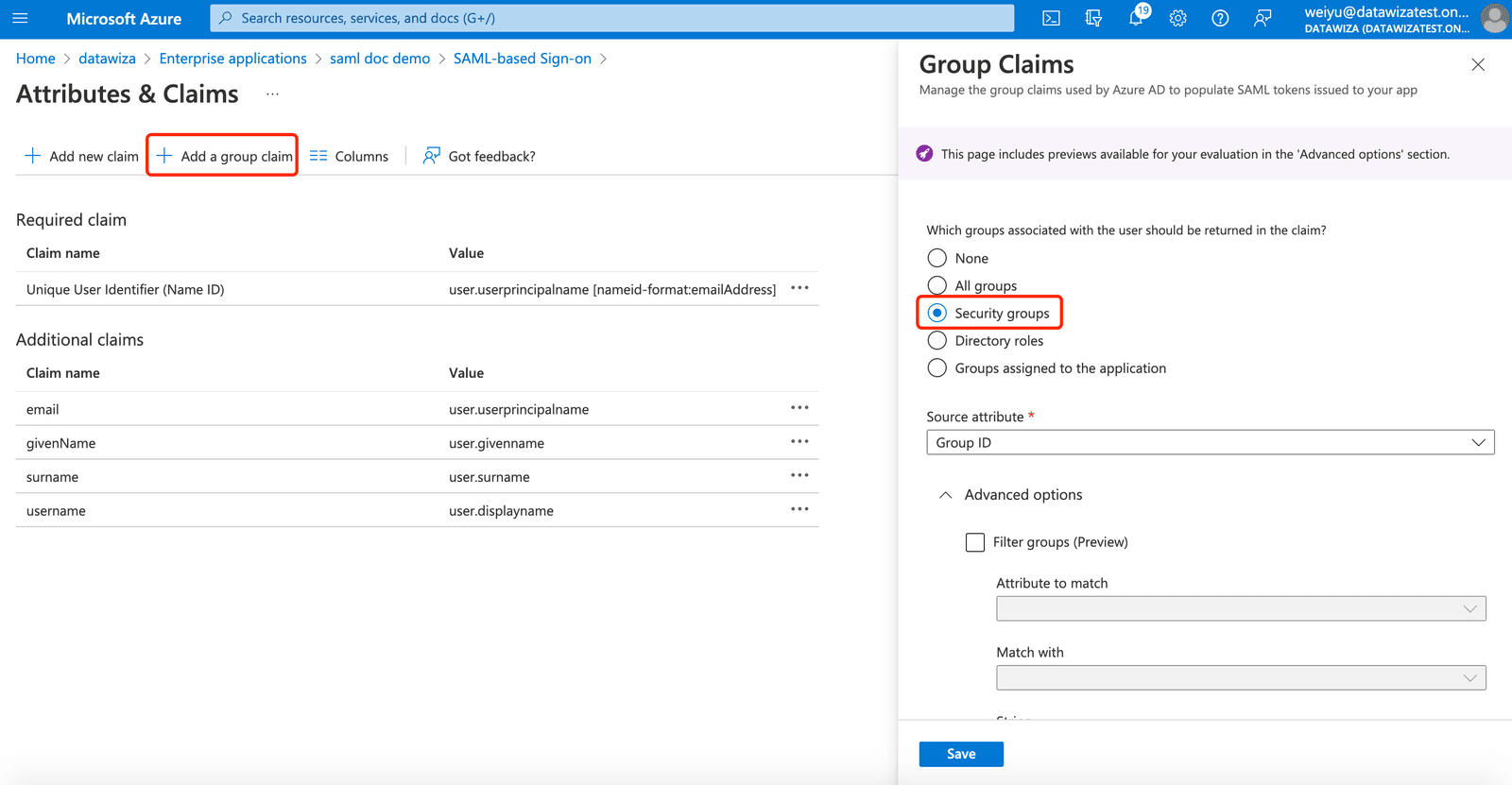 Microsoft Entra ID SAML SSO