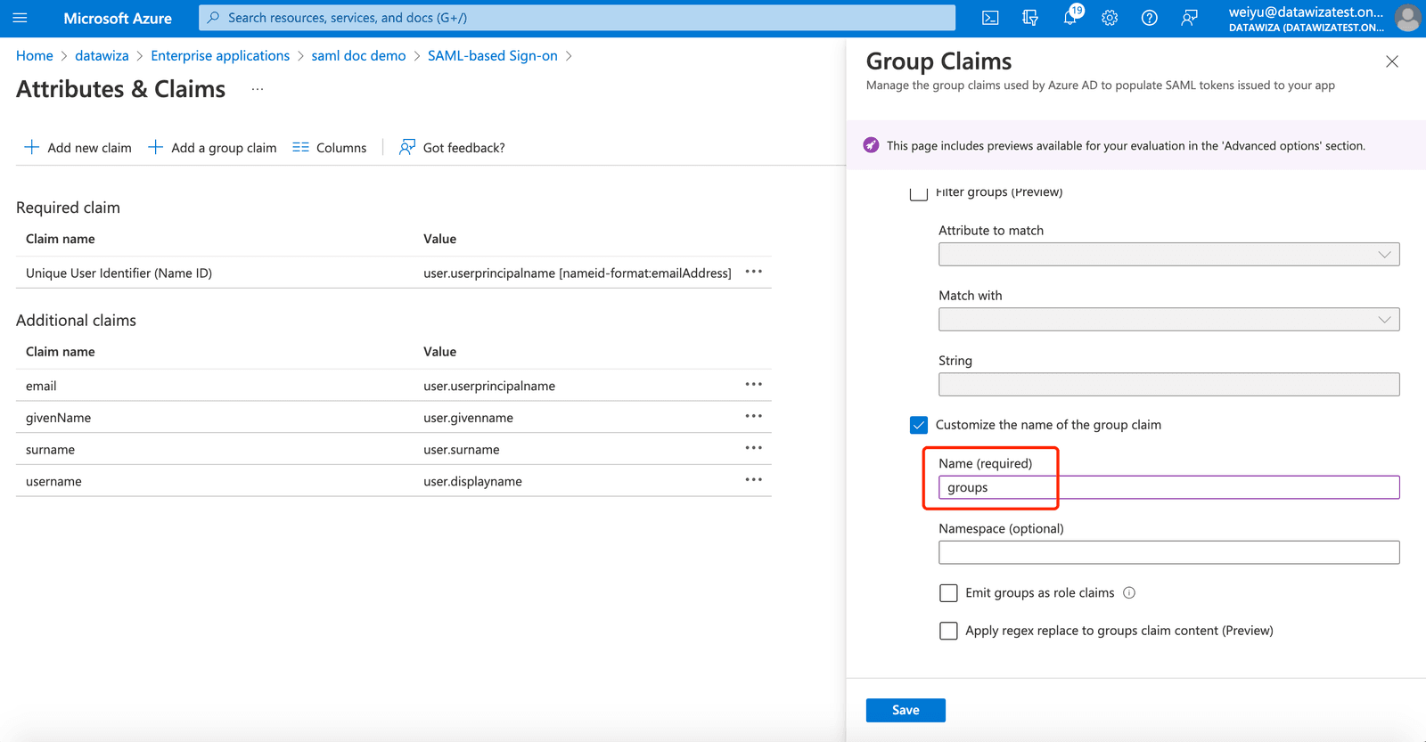Microsoft Entra ID SAML SSO