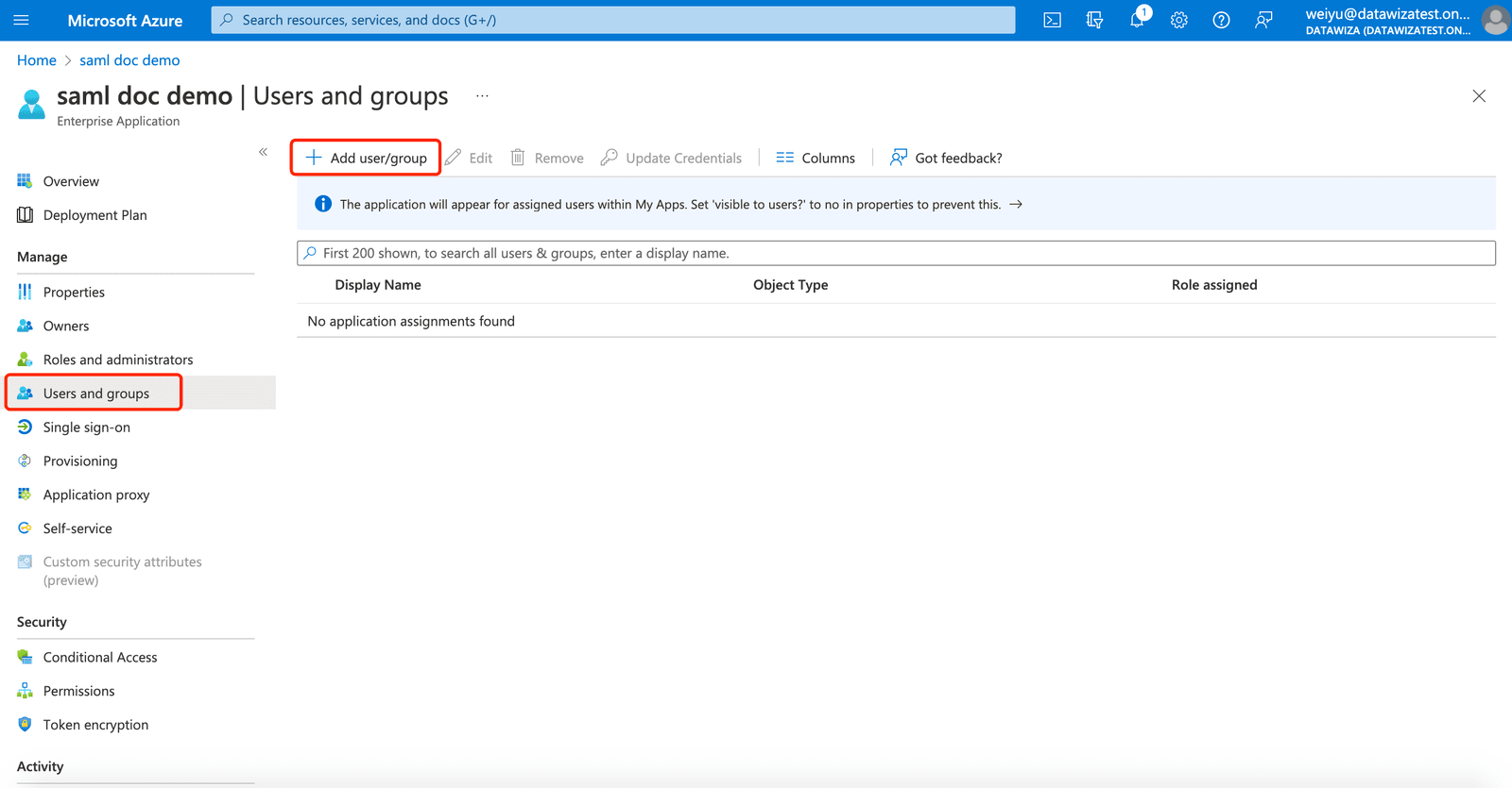 Microsoft Entra ID SAML SSO