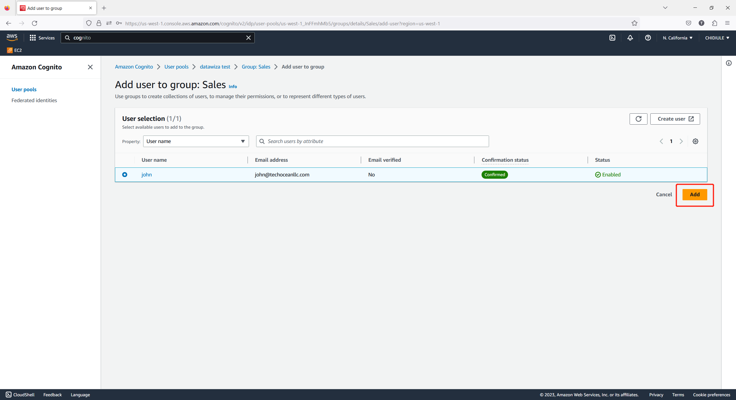 AWS Cognito SSO | Cognito Users and Groups