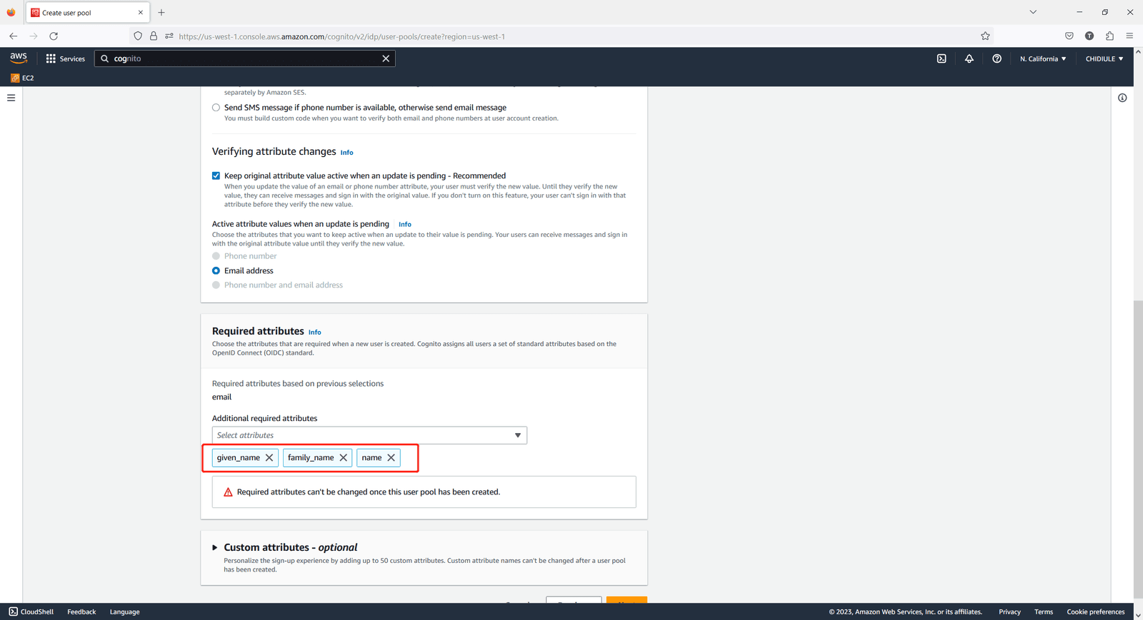 AWS Cognito SSO | Additional Attribute
