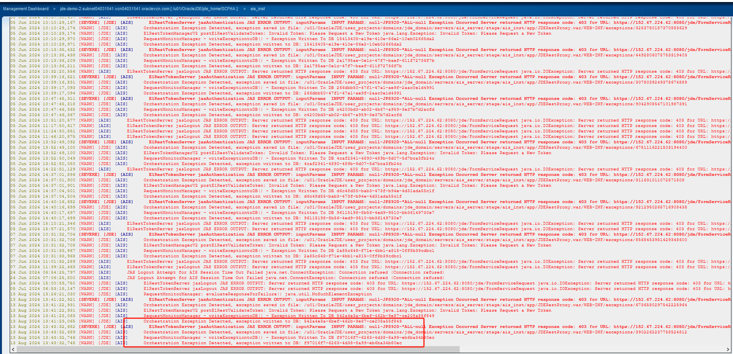 Oracle AIS Integration | JDE Server Manager COnfig