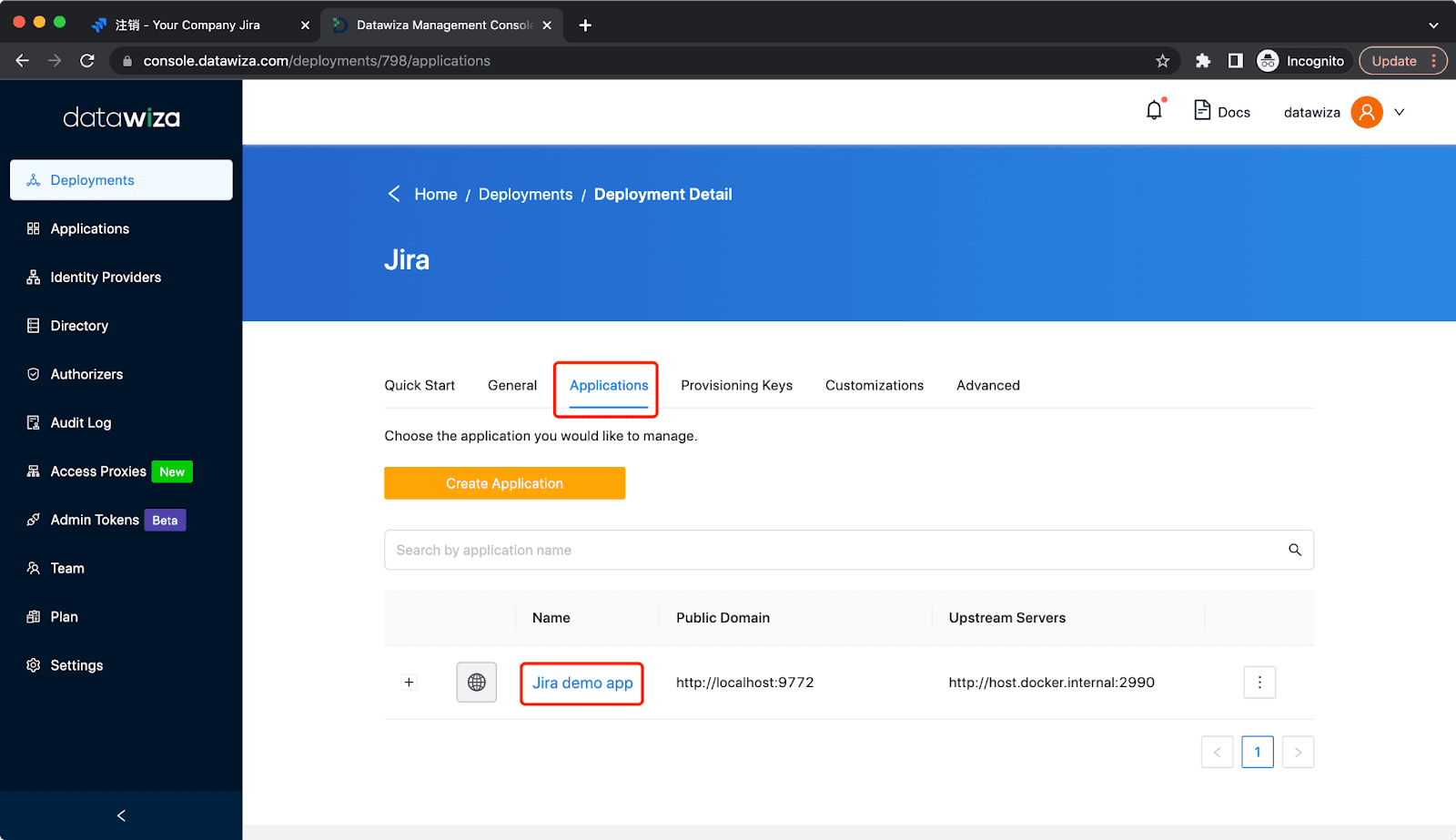 Atlassian Jira Microsoft Entra ID (Azure AD) SSO | Application Config