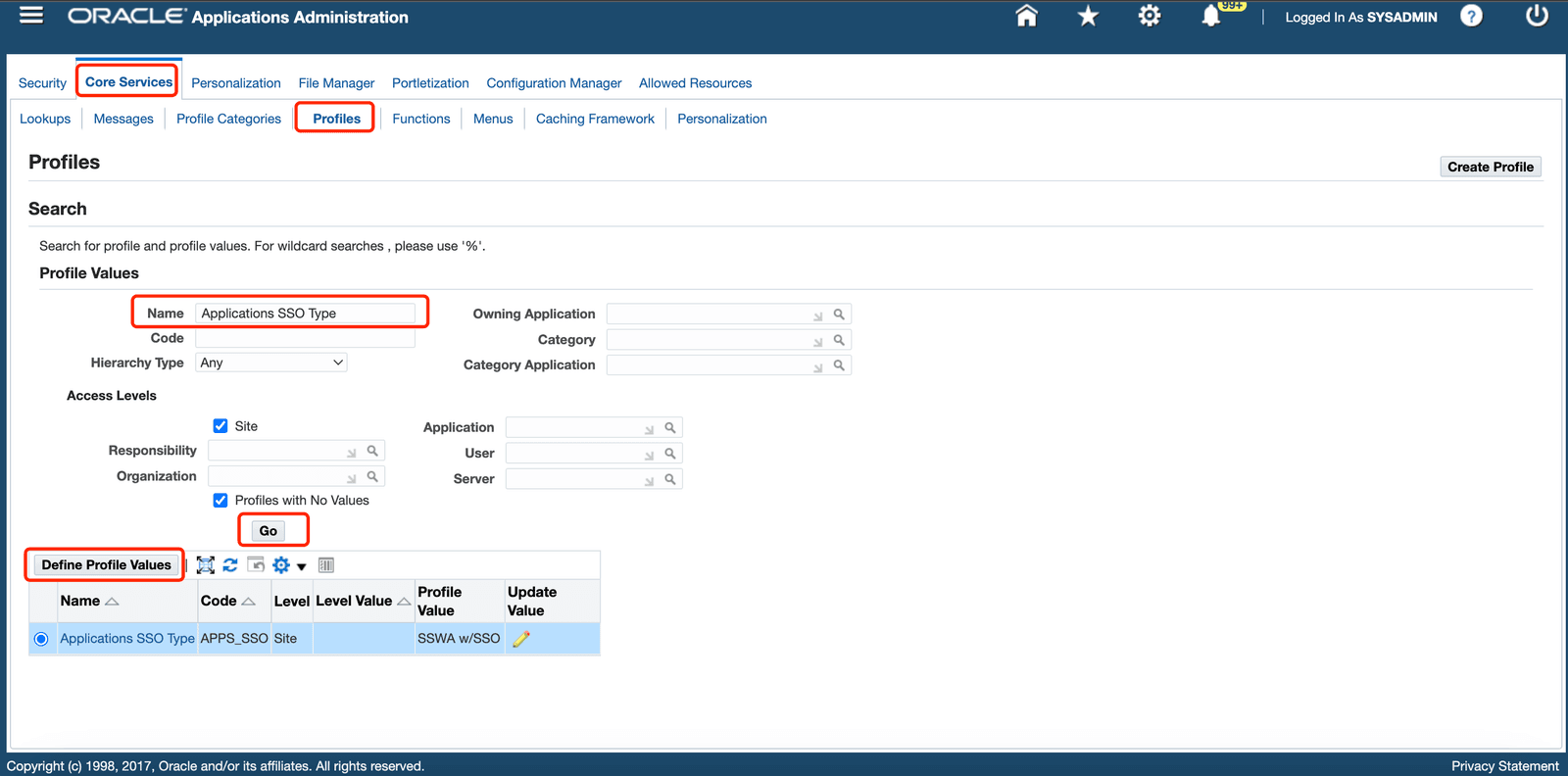 Oracle EBS SSO and MFA | Applications SSO Type