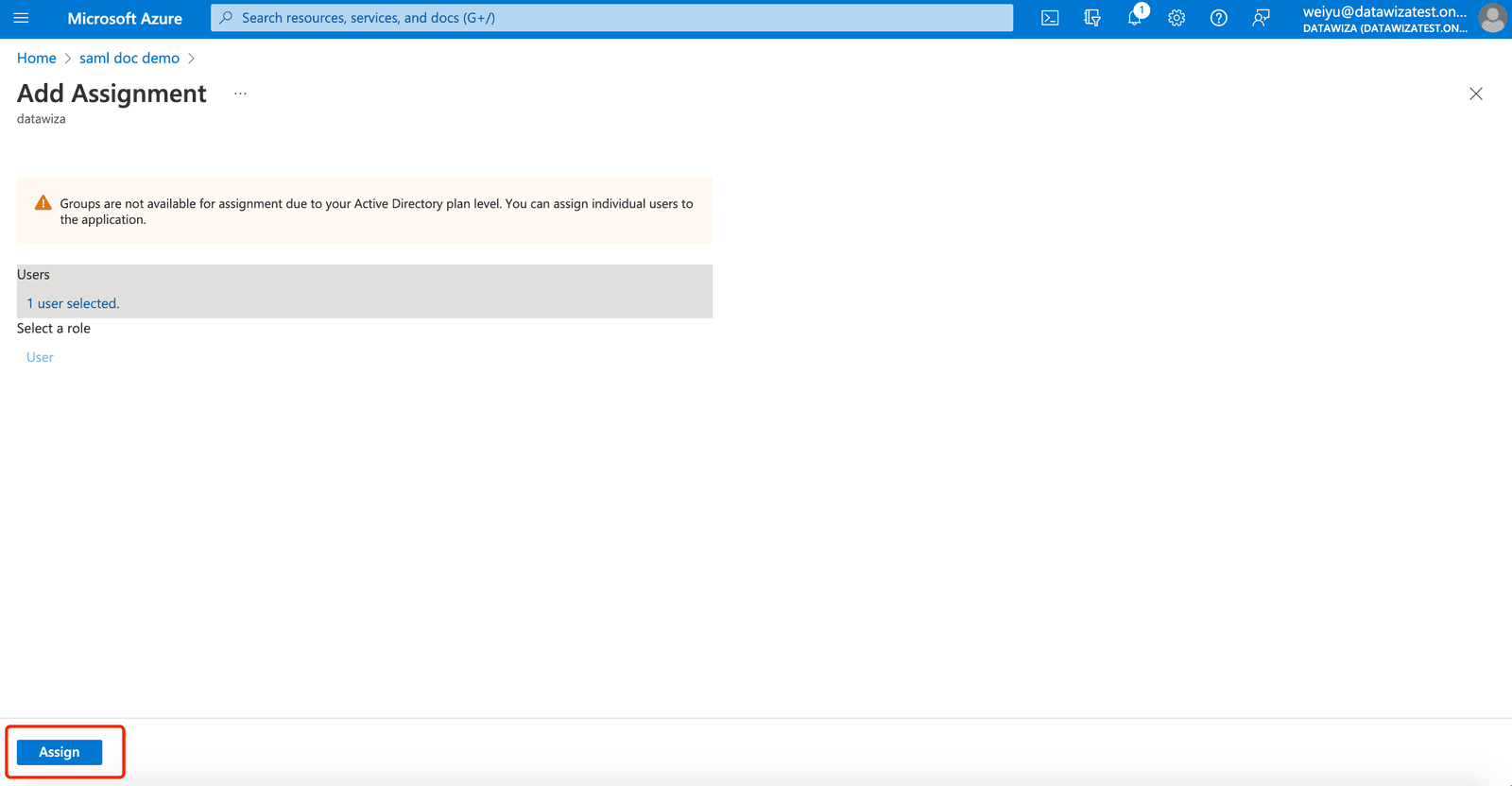 Microsoft Entra ID SAML SSO