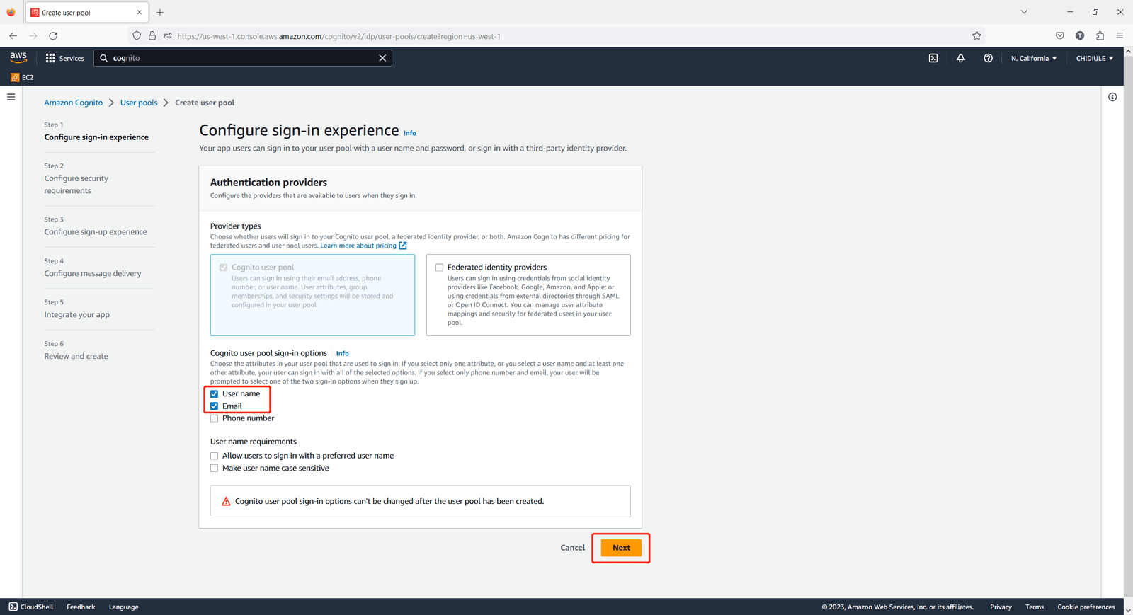 AWS Cognito SSO | Cognito User Pool