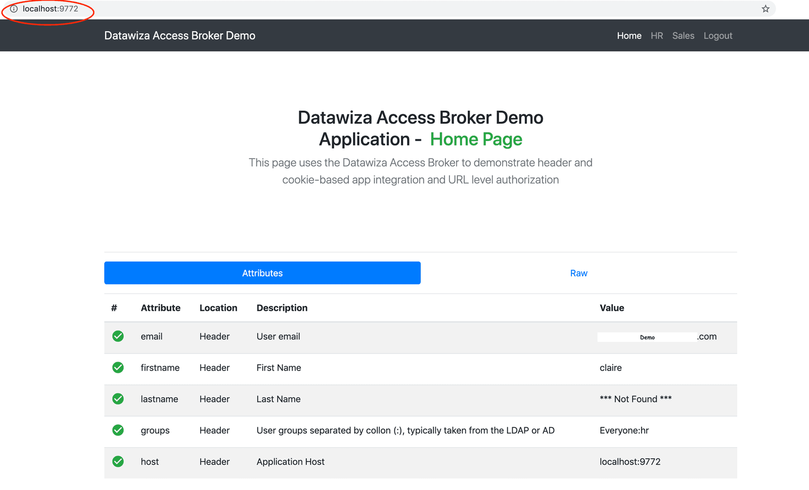 Web App Okta SSO | Okta with DCMC attributes