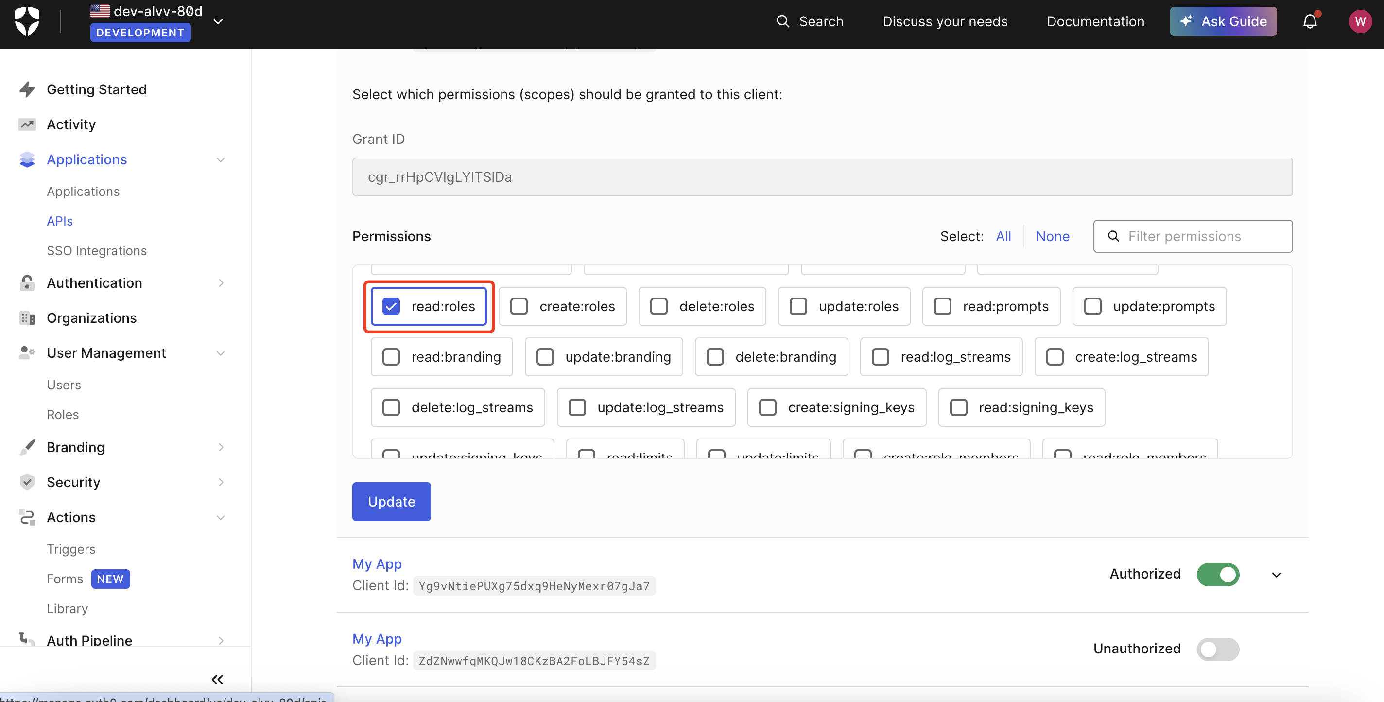 Auth0 SSO | Get Auth0 API Token