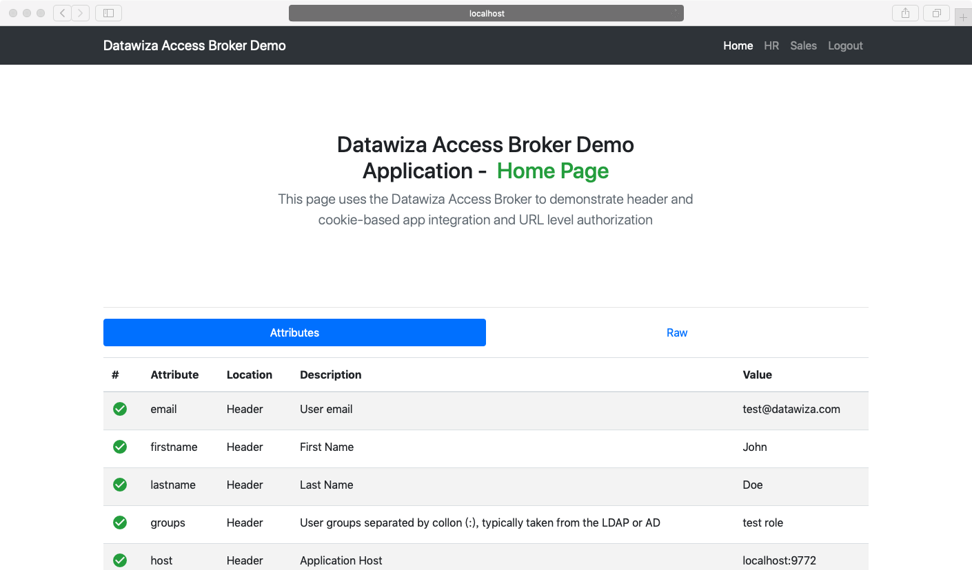 Web App Auth0 SSO | Auth0 with DCMC attributes