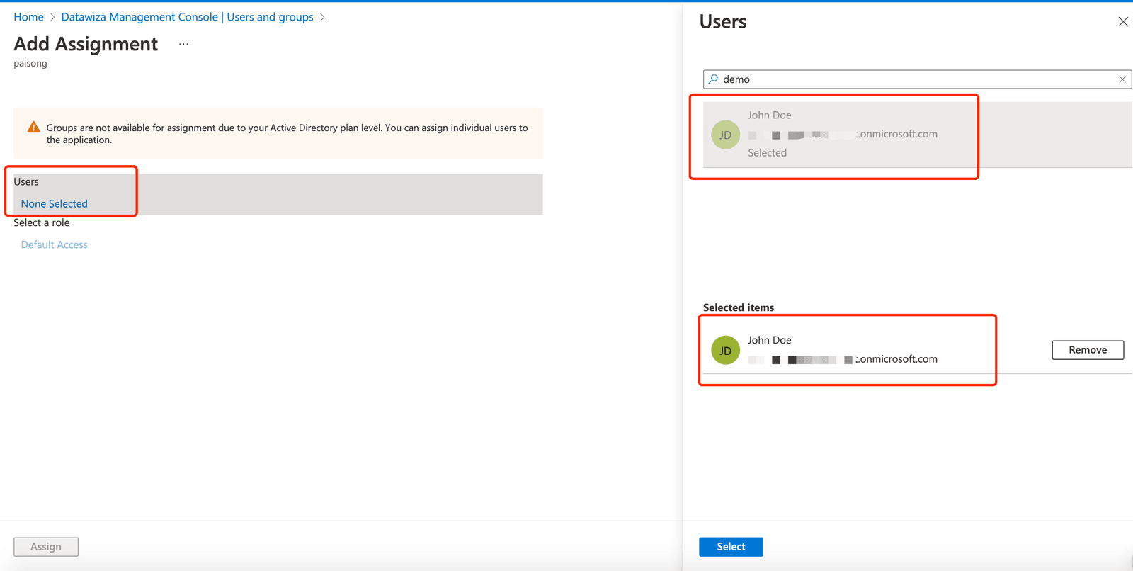 azure access