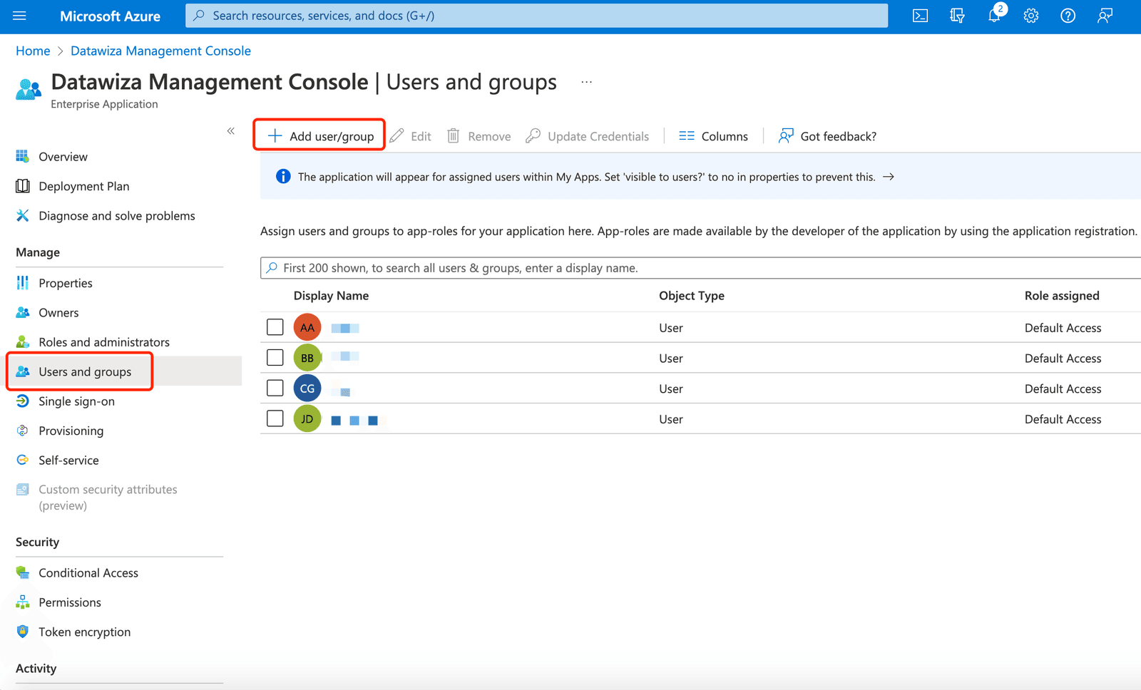 azure access