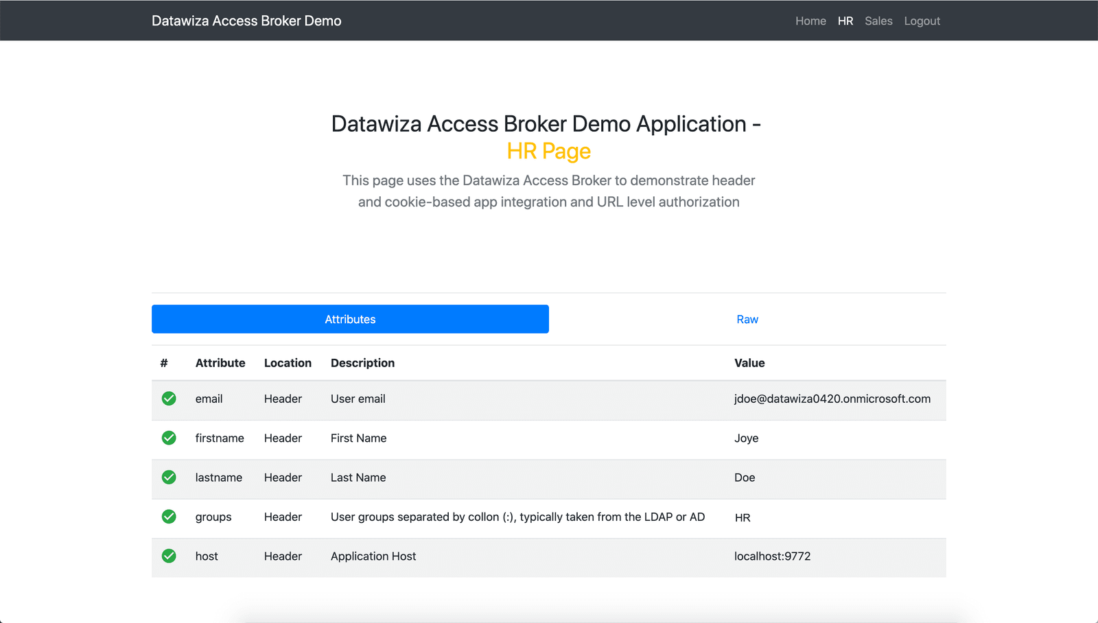 Web App Microsoft Entra ID SSO | Microsoft Entra ID Example