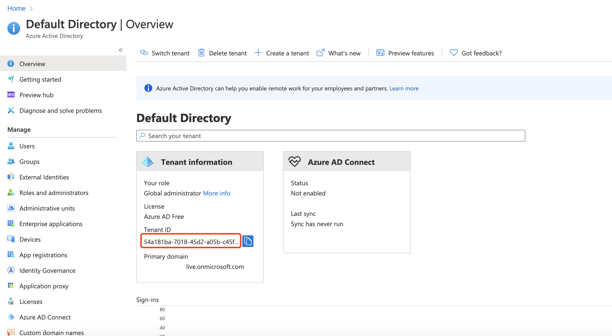 Azure Directory Overview