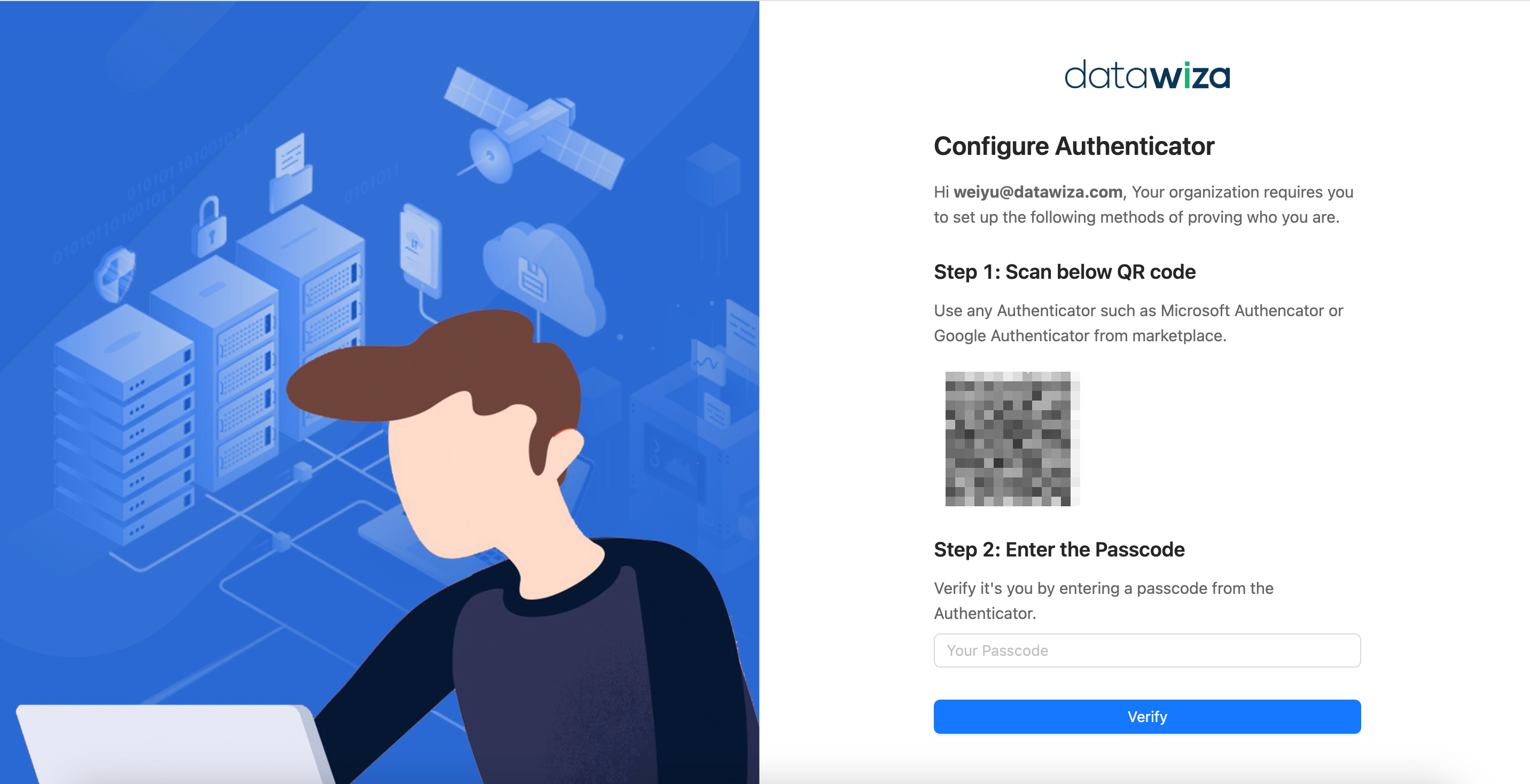 OAM MFA | MFA Setup Email