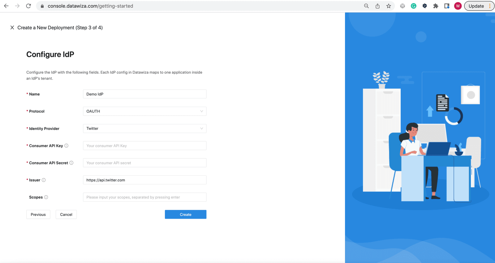 Choose OAUTH