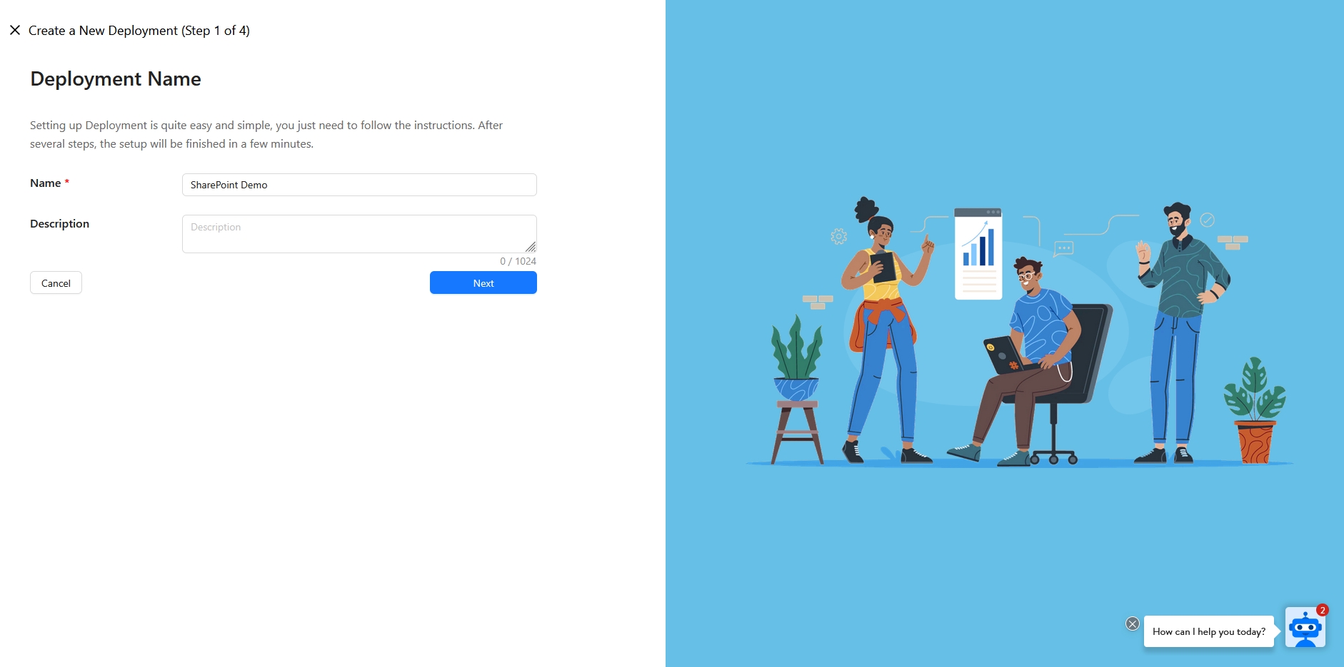 Microsoft sharepoint SSO and MFA | Create a New Deployment