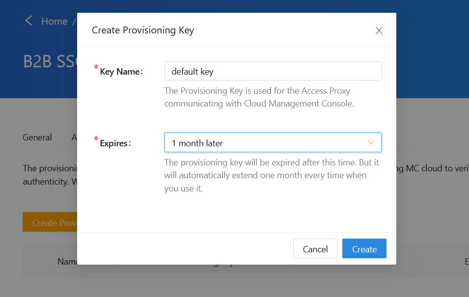create-provisioning-key