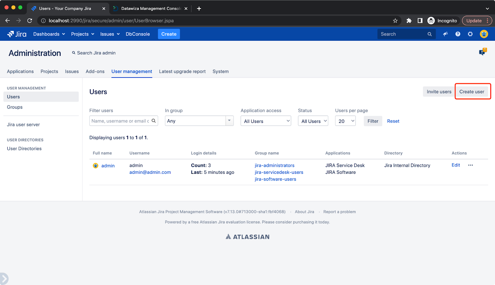 Atlassian Jira Microsoft Entra ID (Azure AD) SSO | Create User