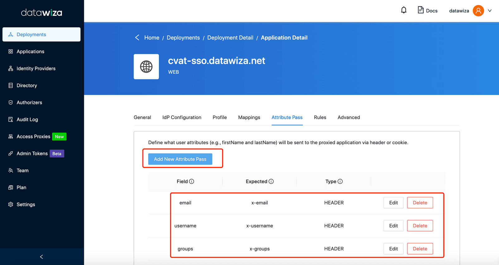 CVAT SSO | CVAT Attribute Pass