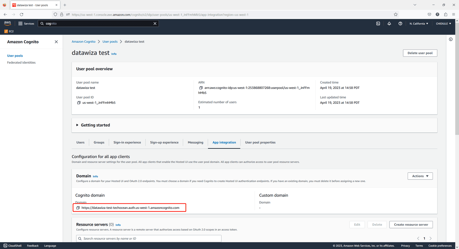 AWS Cognito SSO | Cognito App Client