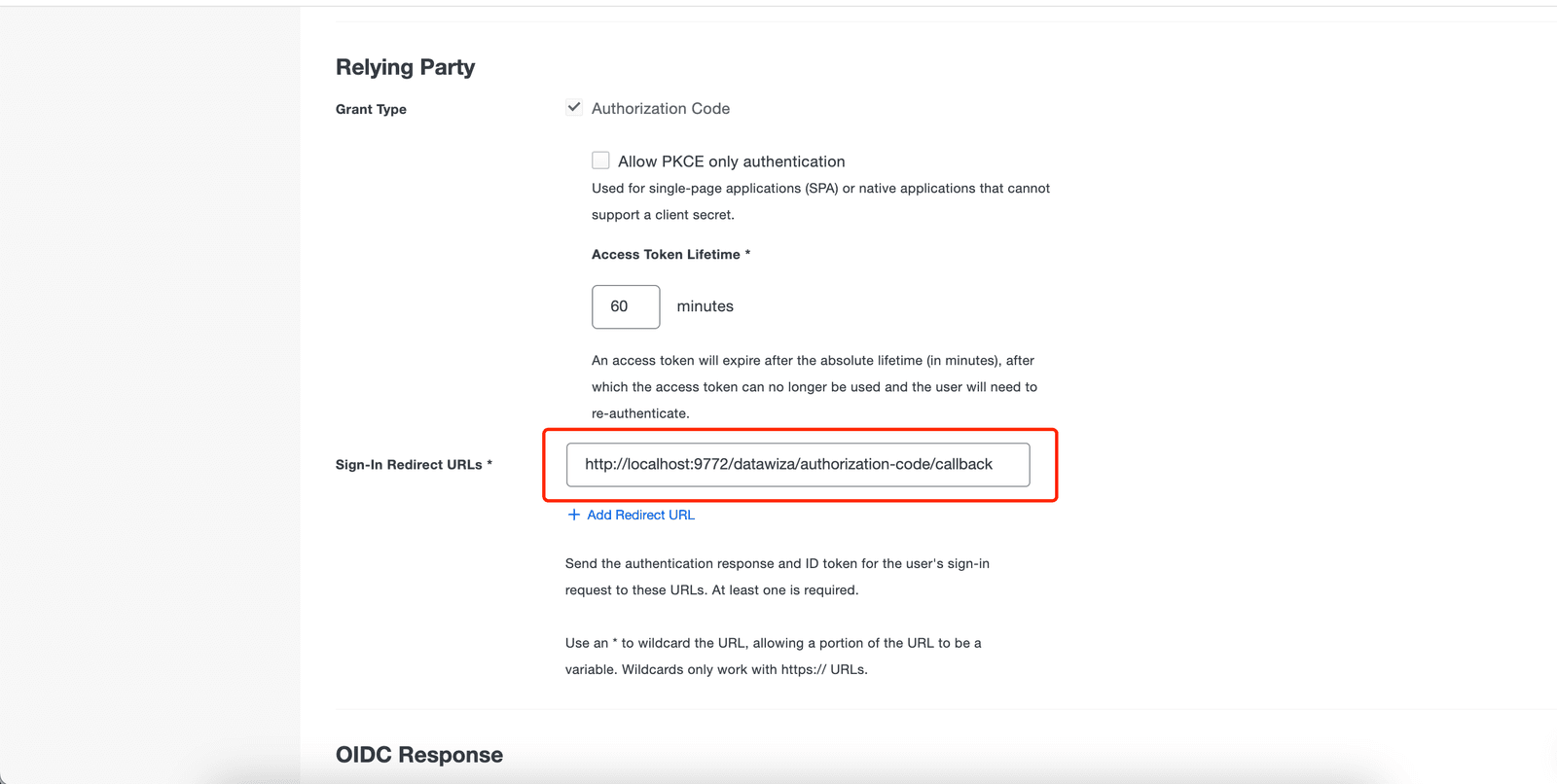 Duo MFA AD SSO | OIDC Application Config