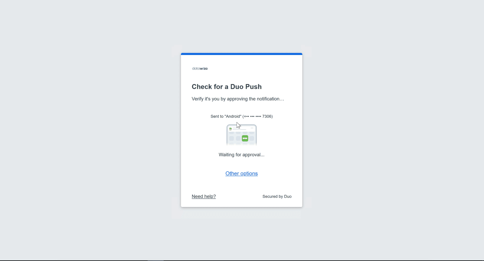 Duo MFA AD SSO | Duo Login Page