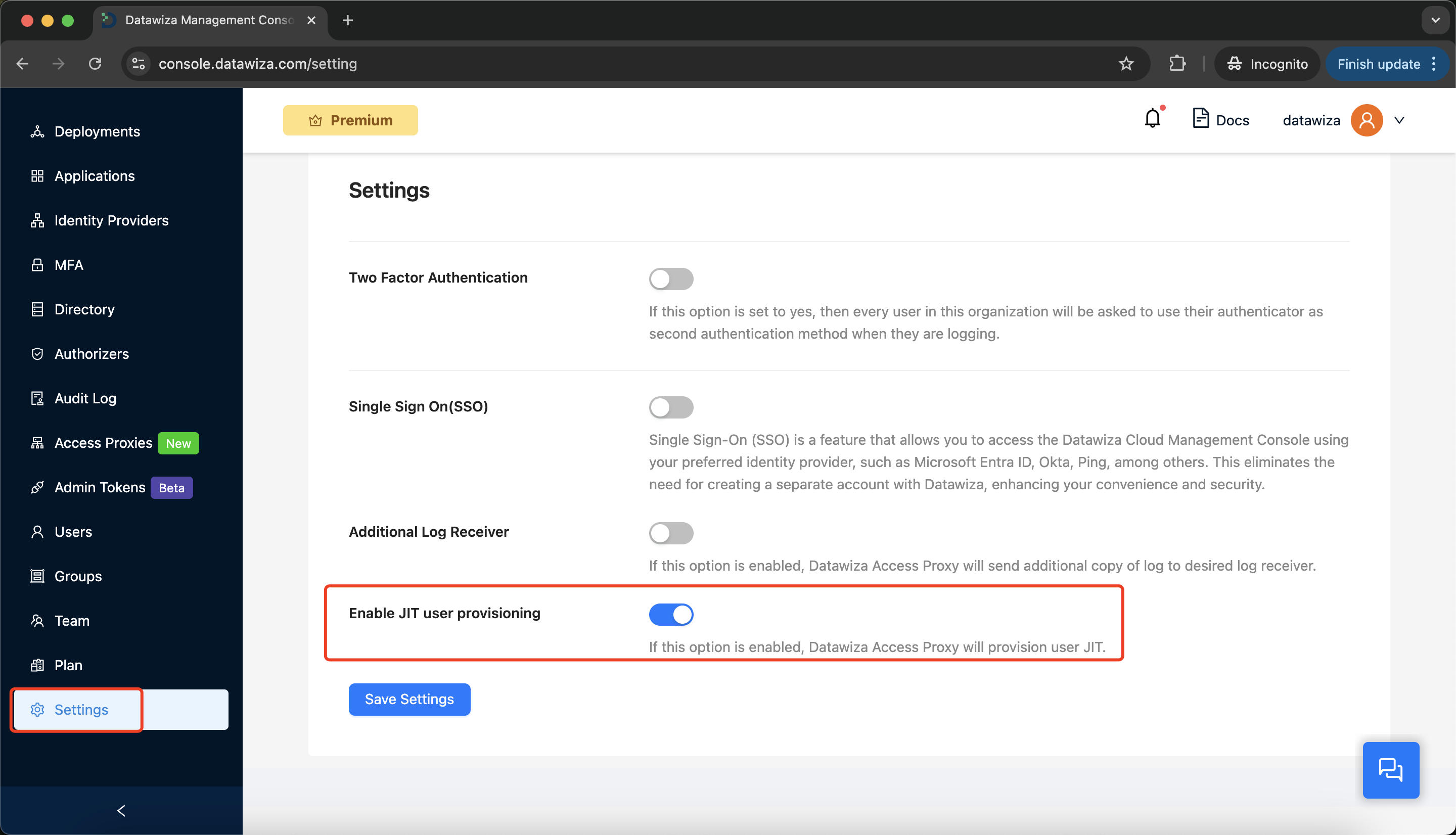 Oracle EBS MFA | Enable JIT