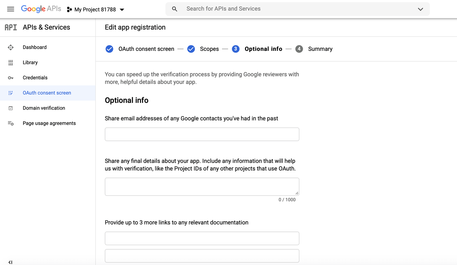 Google SSO | Google Create OAuth consent screen