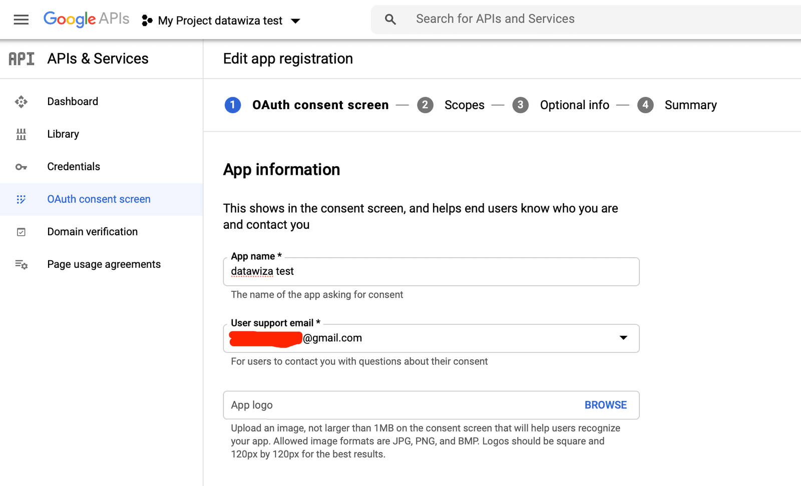 Google SSO | Google Create OAuth consent screen