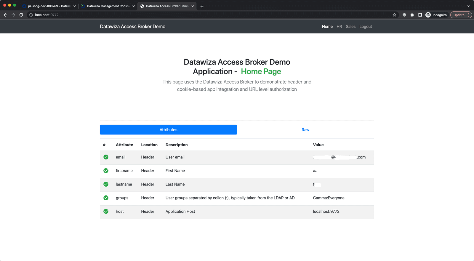 Web App Okta SAML SSO | Okta with DCMC attributes
