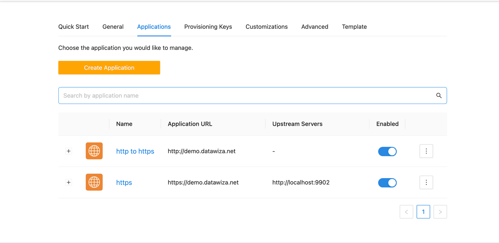 HTTP to HTTPS | Create a New Application
