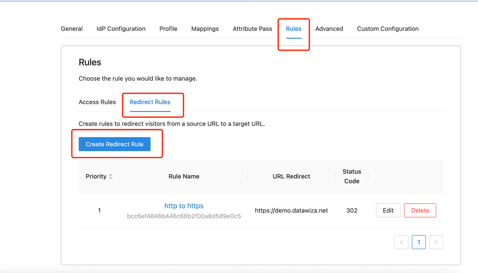 HTTP to HTTPS | Create a Redirect Rule