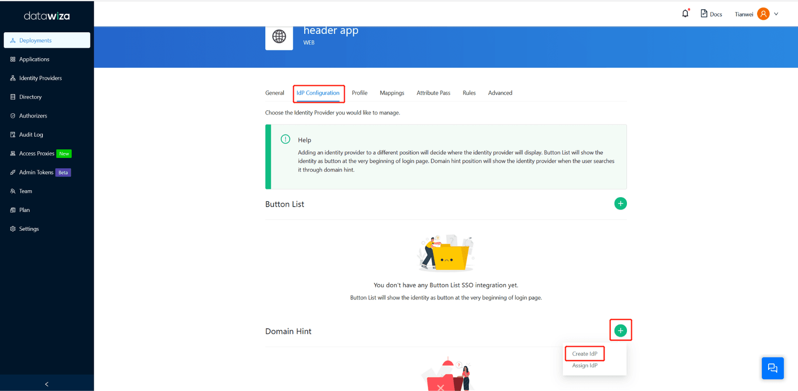 B2B SSO | IdP Configuration