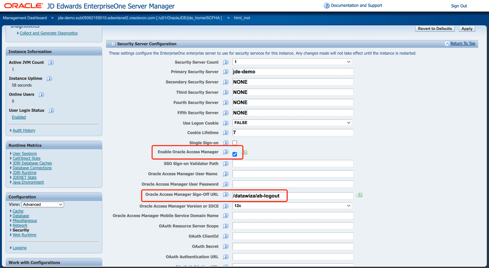 Oracle JDE SSO and MFA | JDE Enable SSP