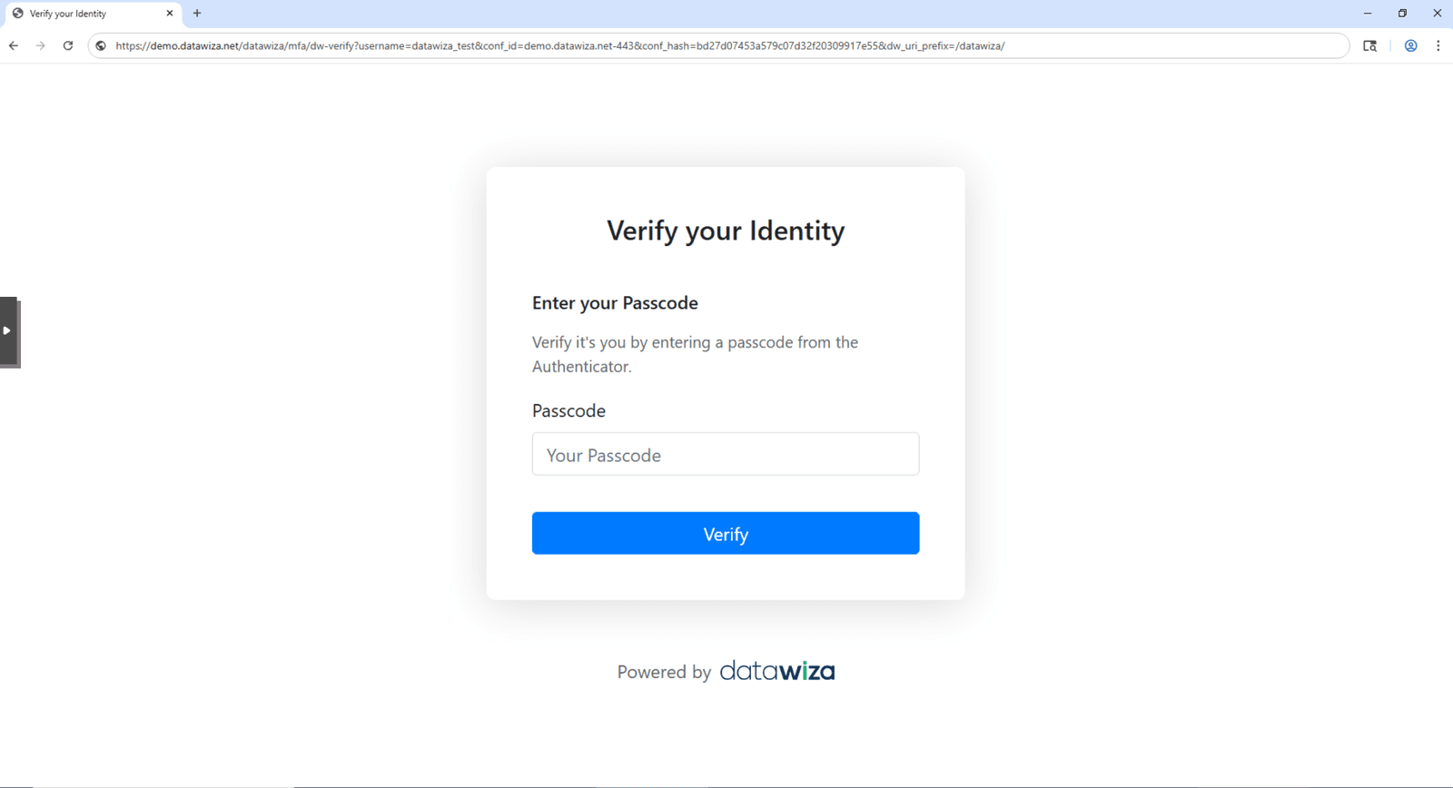 Web App MFA | MFA Challenge