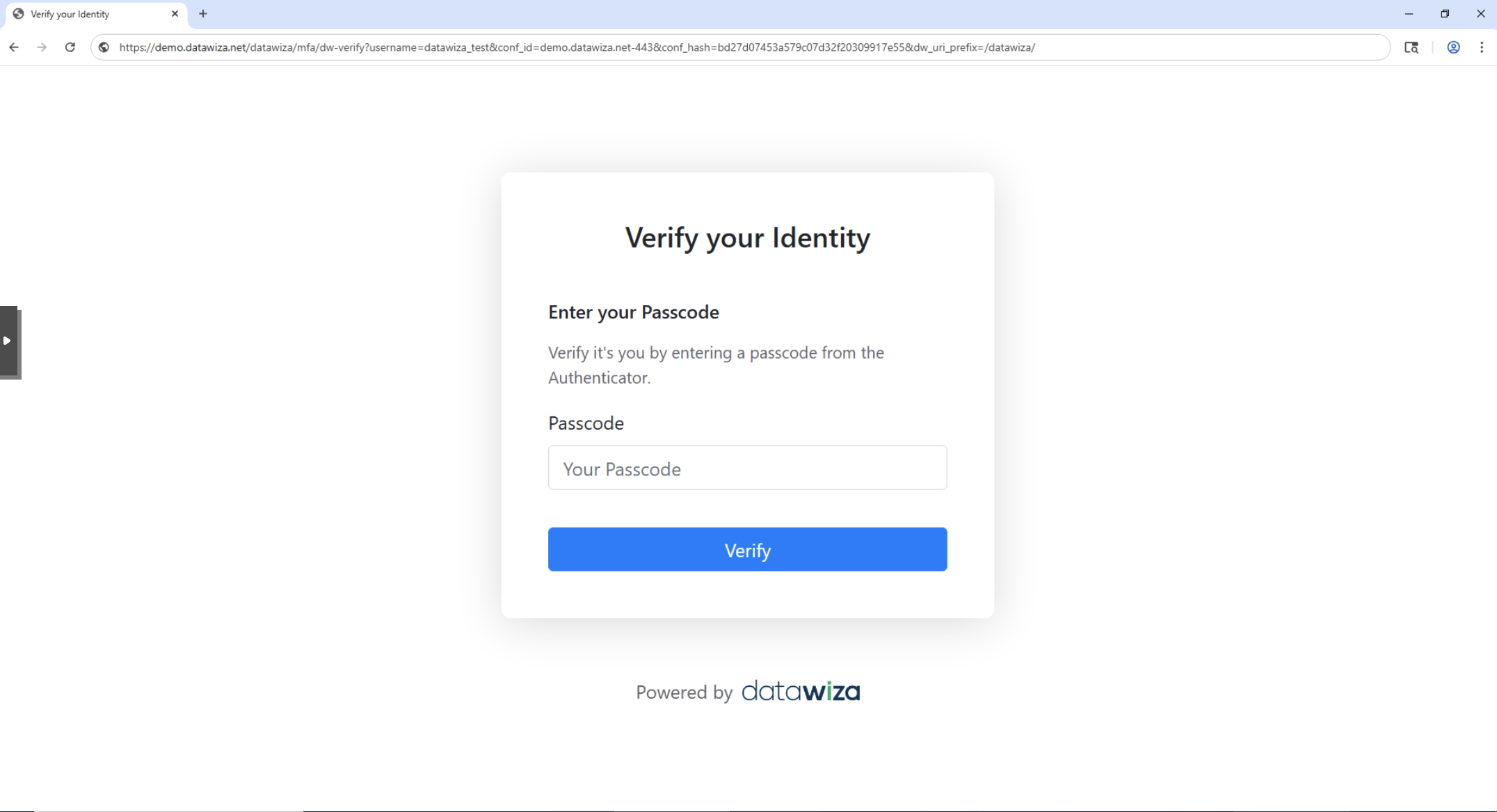 Web App MFA | MFA Challenge