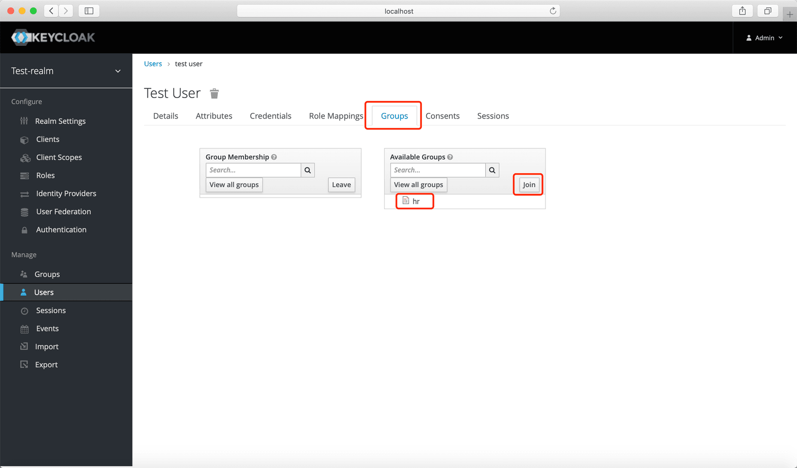 Keycloak SSO | Create Keycloak User
