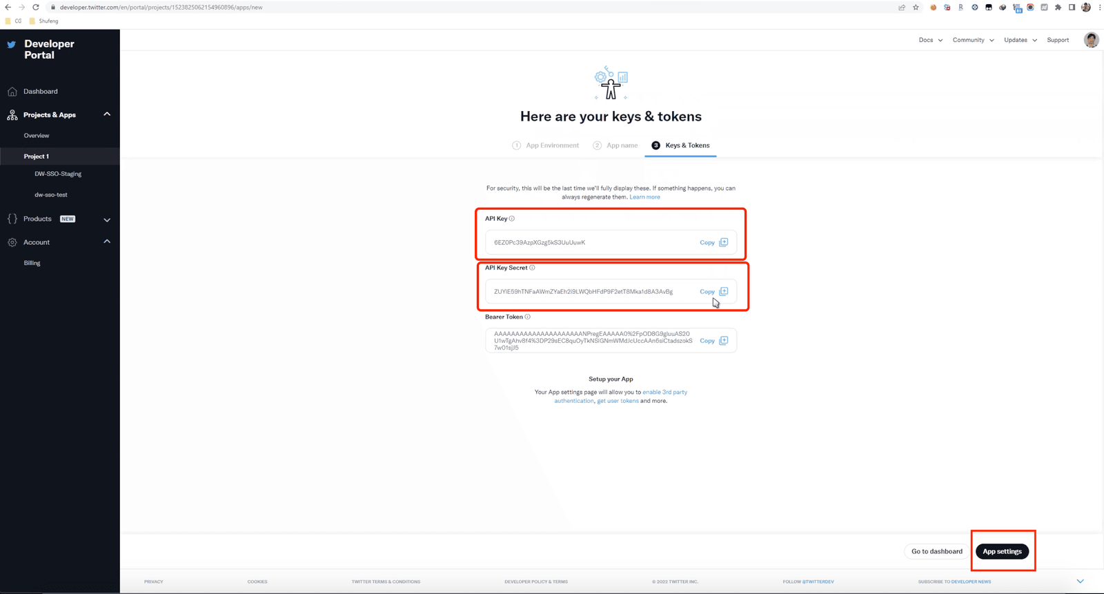 Twitter SSO | App