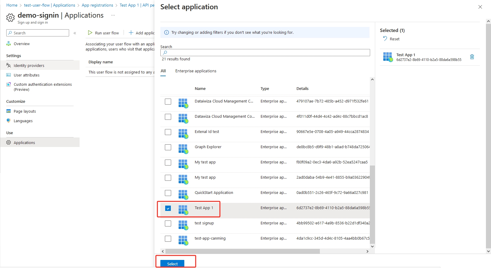 Microsoft Entra External ID SSO | user flow