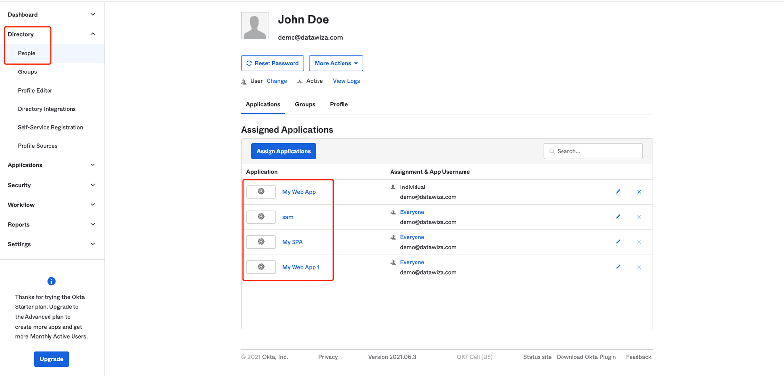 Assign APP in DCMC