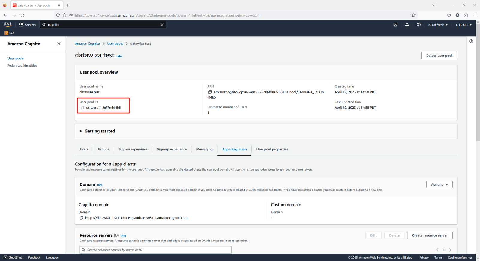 AWS Cognito SSO | Cognito App Client