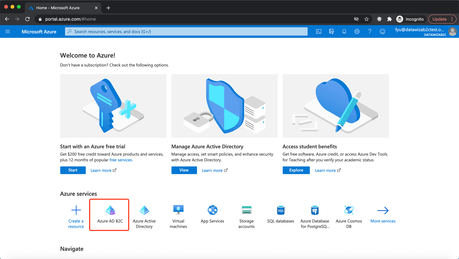 Azure AD B2C SSO