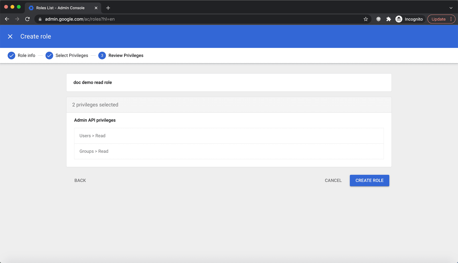 Google Workspace SSO | impersonate user
