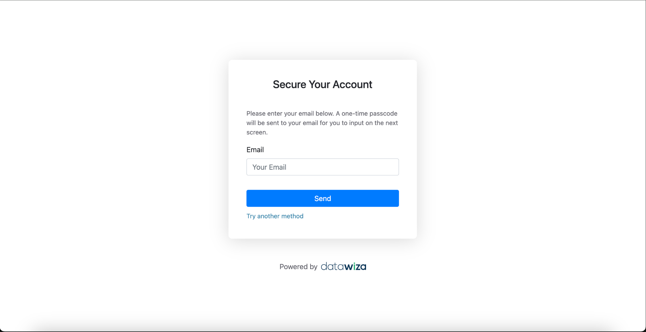 OAM MFA | MFA Enrollment Email OTP