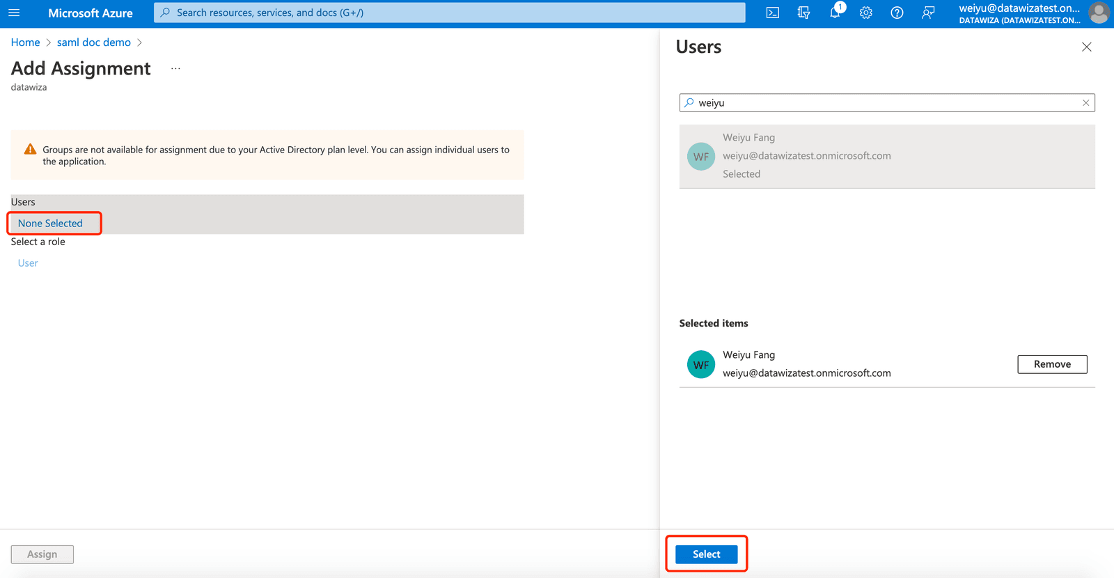 Microsoft Entra ID SAML SSO