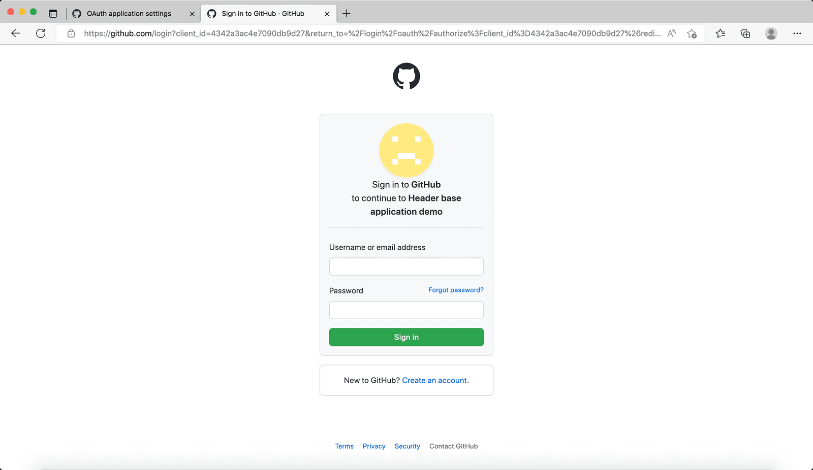 Web App Github SSO | DAP with Github