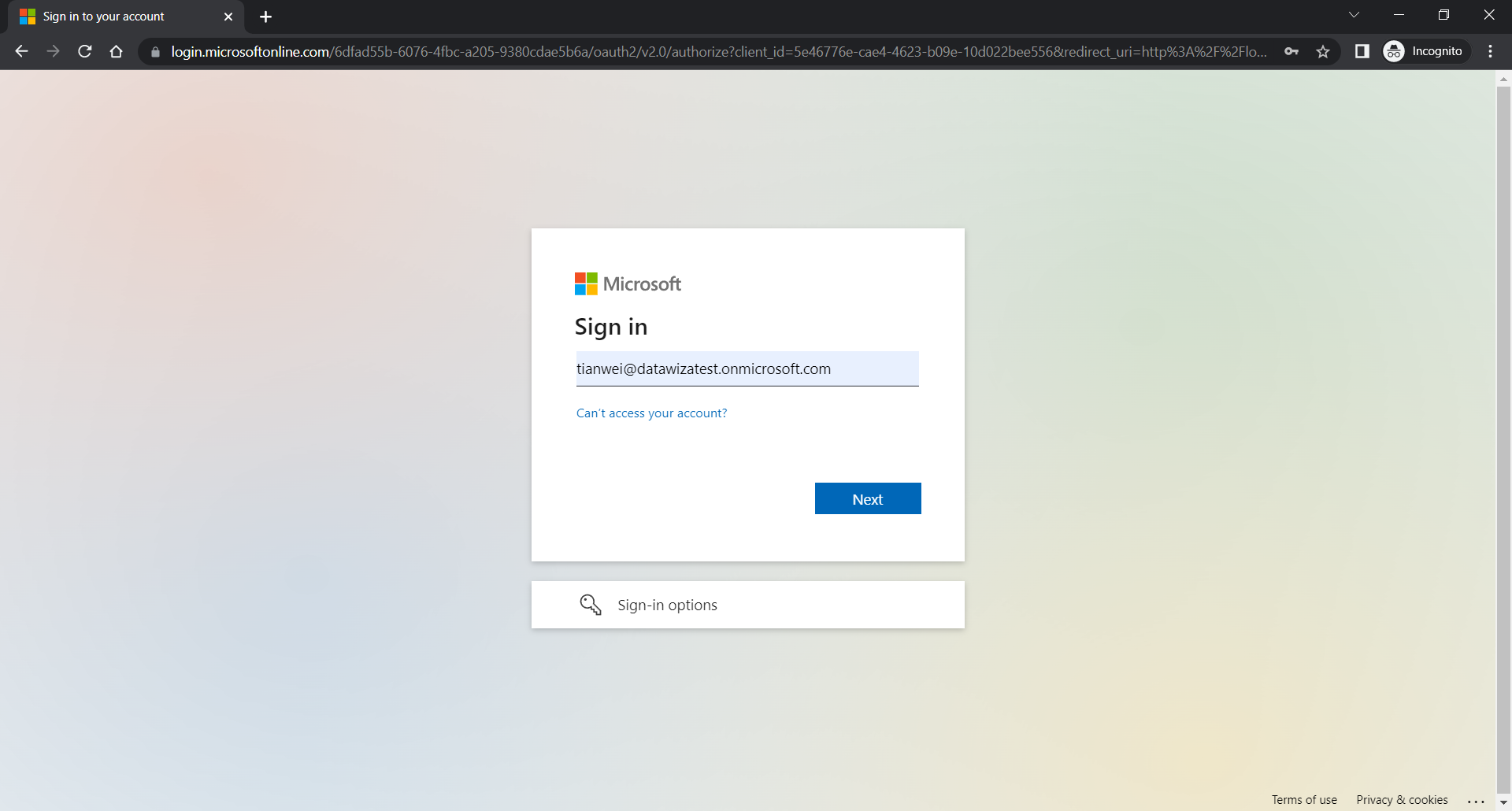 Sign in Microsoft Entra ID