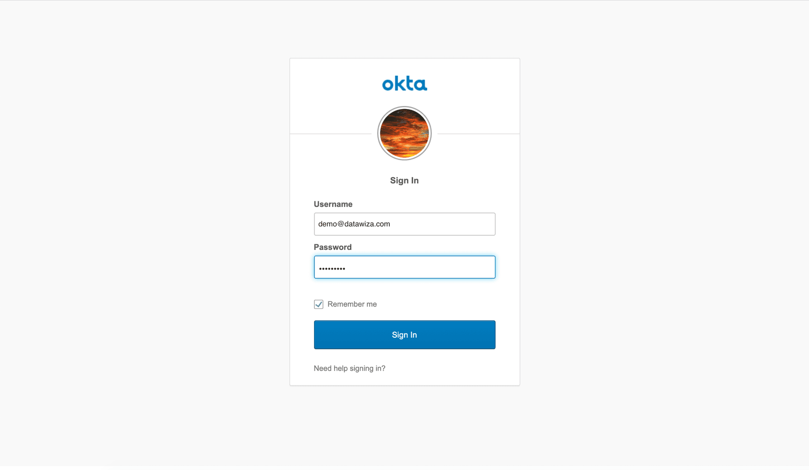 Multi Web App SSO | Okta login